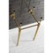 Fauceture VPB30167 Edwardian Brass Console Sink Legs, Brushed Brass VPB30167 - alternate 5